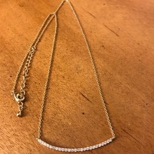 Curved Bar/Smile Necklace